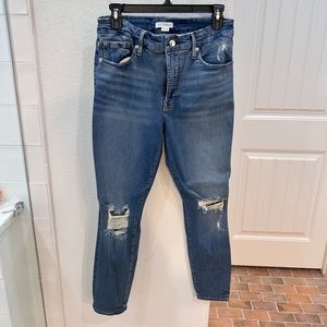 Good American ankle jeans